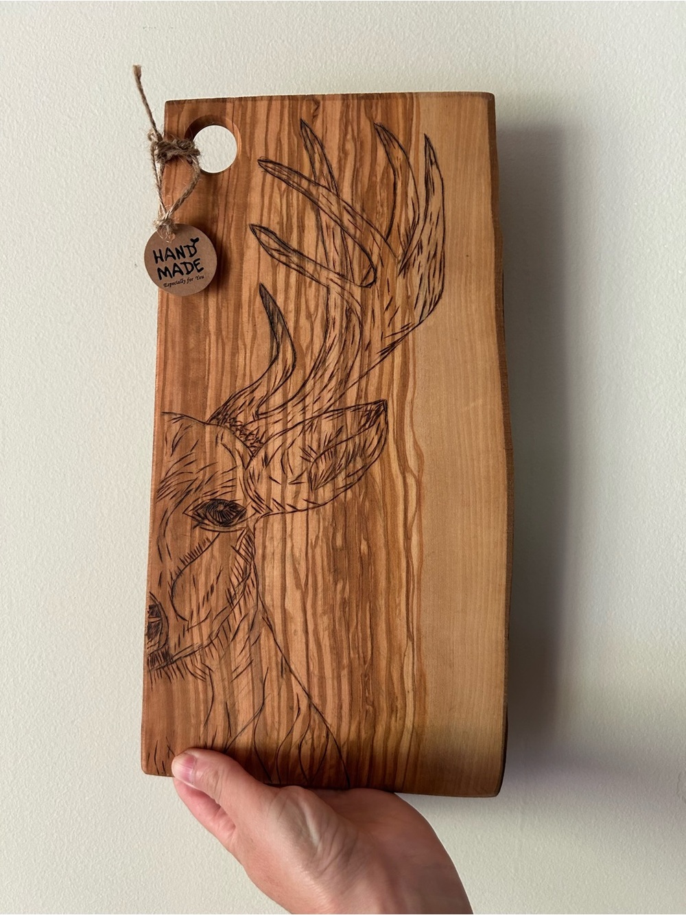 Handmade Wooden Deer Board